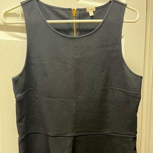 J. Crew Peplum Top in Black